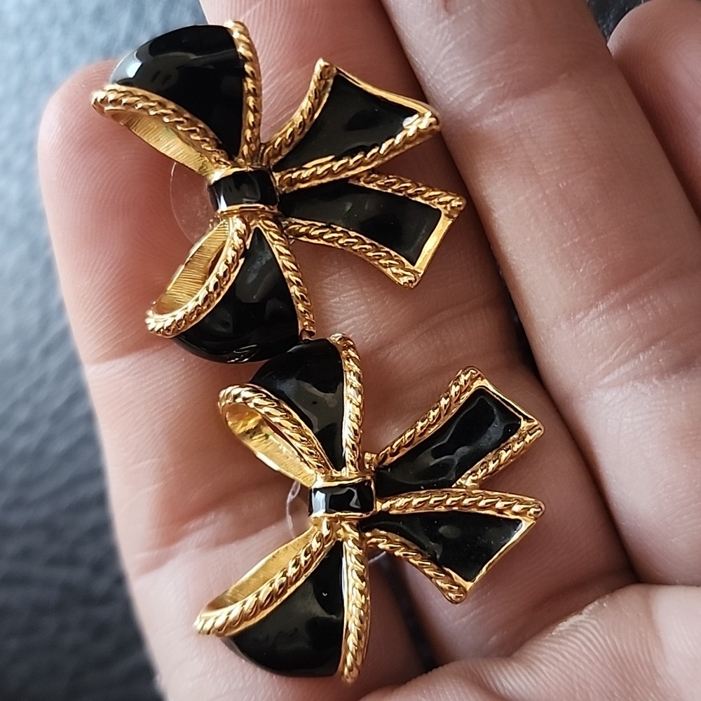 Vtg Kenneth Jay Lane For Avon Earrings - image 1